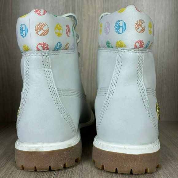 Timberland Signature Logo Lace Up Snow Boots 9.5 - Picture 6 of 11